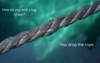 How do you end a tug of war? You drop the rope.