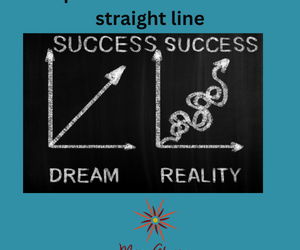 The path to success is not a straight line.